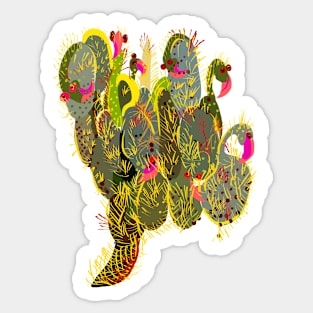 Flamingo Pear Sticker